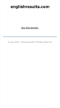 Mobile Screenshot of englishresults.com